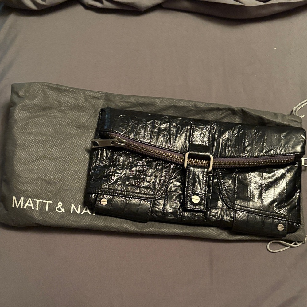 Matt & Nat Textured Black Men's Wallet